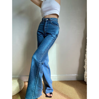Retro High Waist Wide Leg Jeans