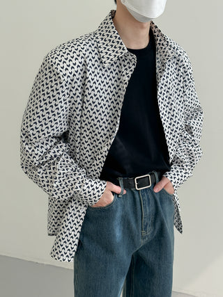 long-sleeved loose jacket