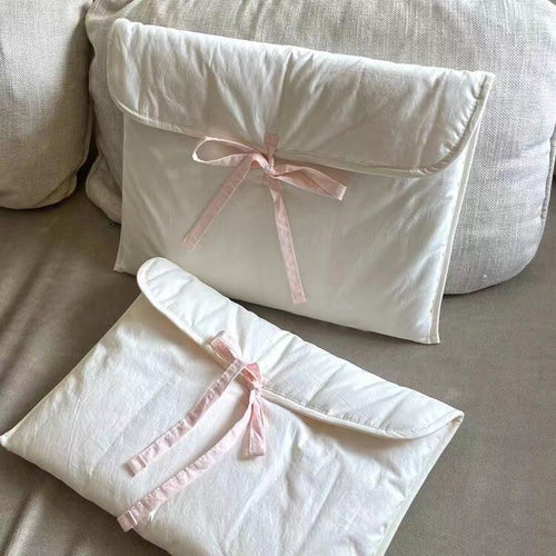 Pink bow Coquette tablet bag [15.6/16 inches]