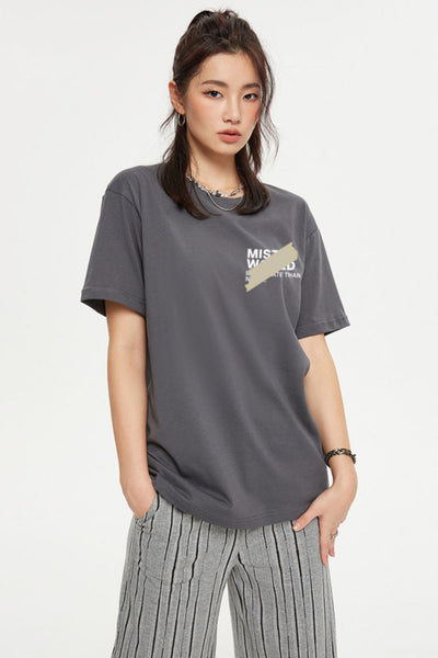 Loose fit printed t-shirt