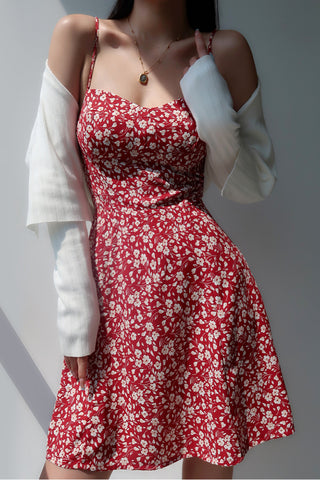 Slim Waist Bandage Short Skirt Holiday Dress