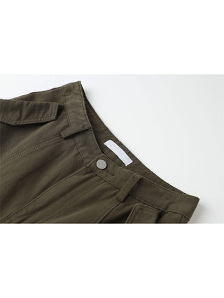 High Waist Retro Cargo Pants