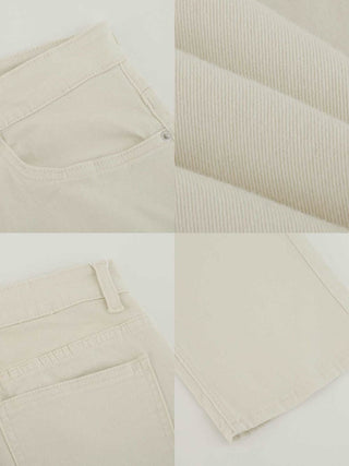 Washed Cotton Casual Loose Fit Jeans