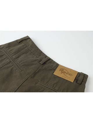 High Waist Retro Cargo Pants