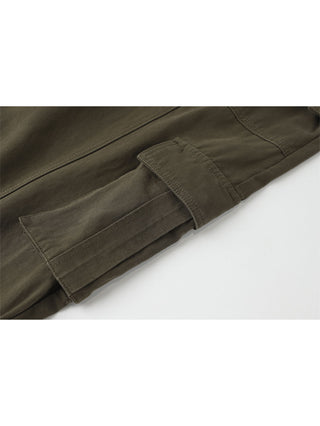 High Waist Retro Cargo Pants