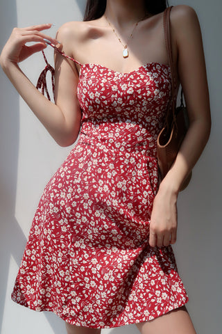 Slim Waist Bandage Short Skirt Holiday Dress