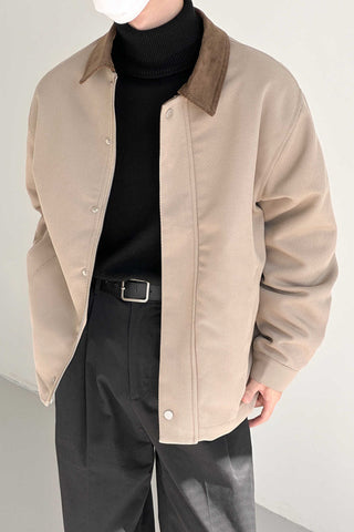 Corduroy Padded lapel Jacket