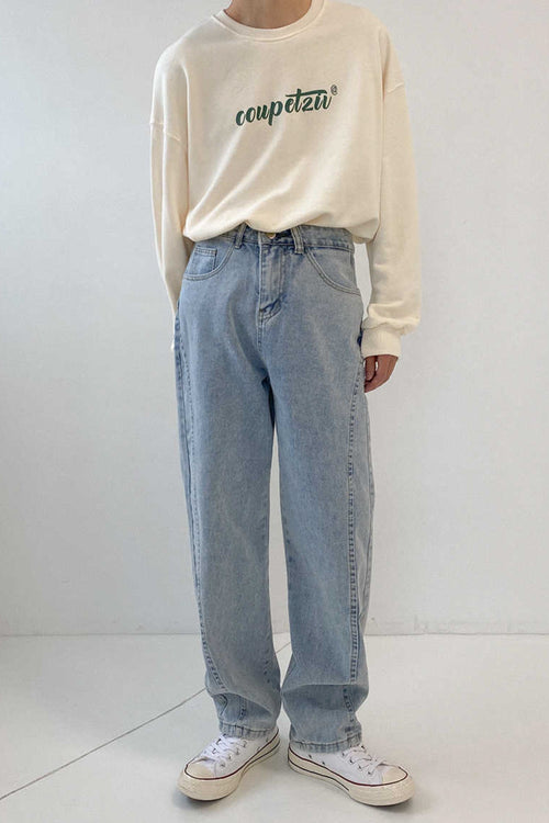 Straight loose fit jeans