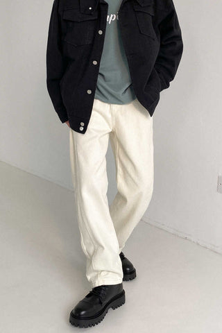 Straight loose fit jeans