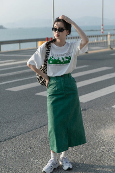 pure cotton summer loose t-shirt
