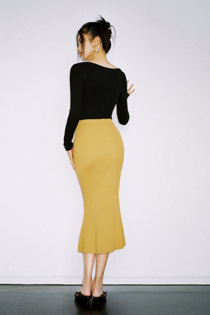 Fishtail skirt yellow outlet