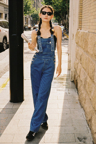 denim retro overall