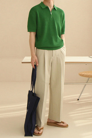 half zipper t-shirt