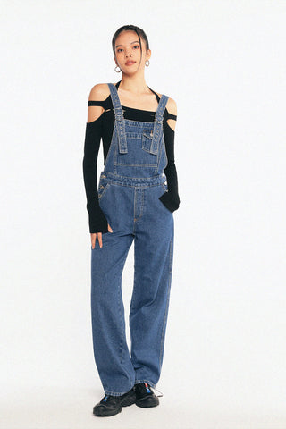 denim retro overall