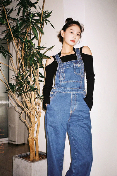denim retro overall
