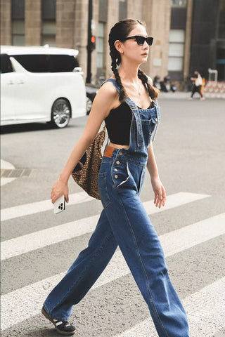 denim retro overall