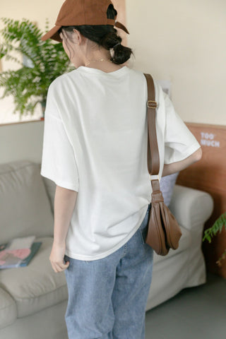 pure cotton cartoon print t-shirt