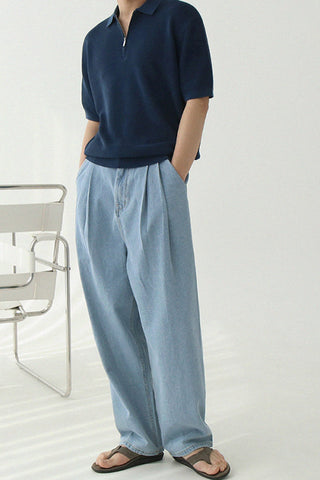 half zipper t-shirt