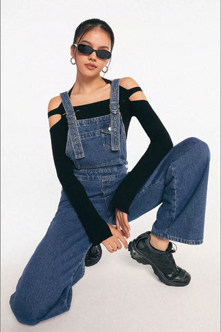 denim retro overall