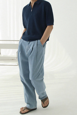 half zipper t-shirt