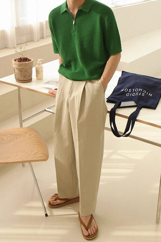 half zipper t-shirt