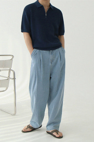 half zipper t-shirt