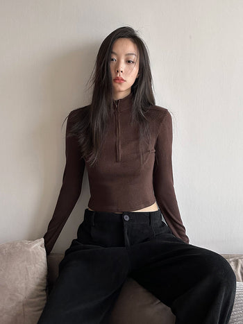 half-zip shirt