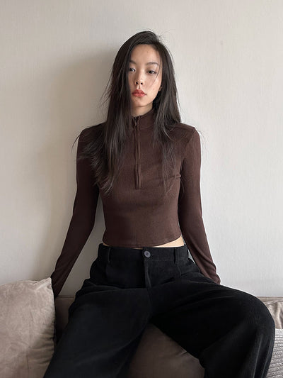 half-zip shirt