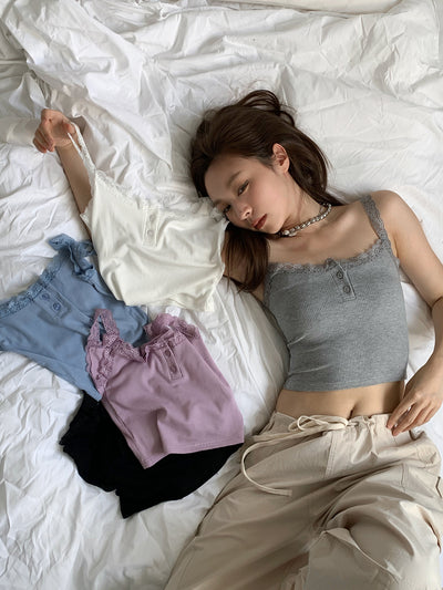 lace short tops