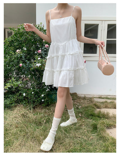 Ruffle short dress