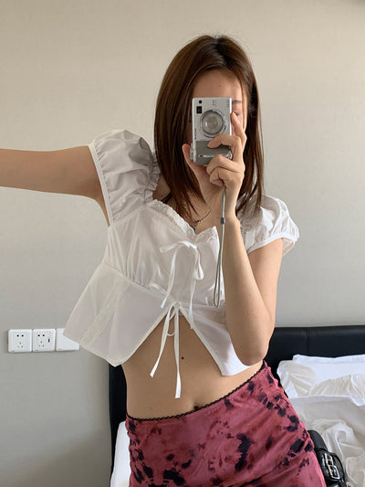 Korean Lace strappy top