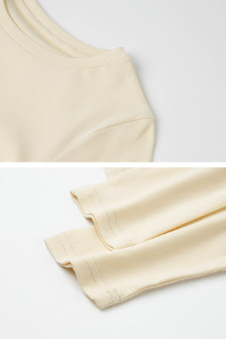 Drawstring Long-Sleeved Shirt