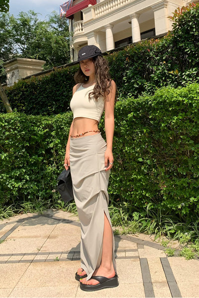 european Split skirt