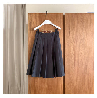Pleated Midi Skirt