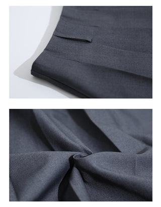 Pleated Midi Skirt