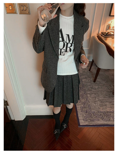 letter print long sleeve t-shirt