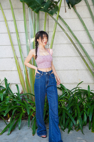 floral hanging neck camisole