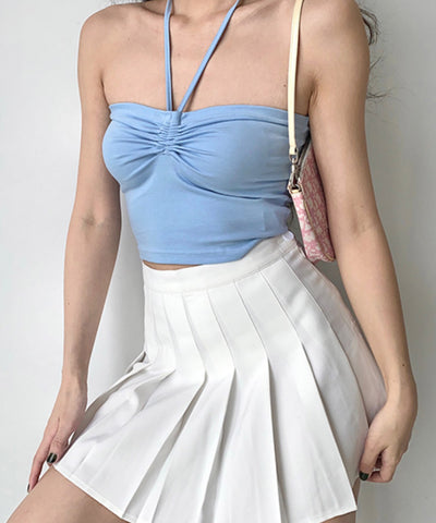 Slim Flat Mouth Hanging Neck Camisole