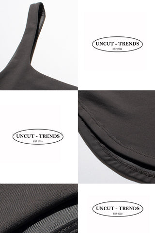 High Waist Short I-shaped Vest camisole