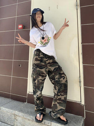 floral print short-sleeve t-shirt